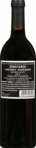 K Vintners Wines of Substance Cabernet Sauvignon Washington Red Wine Perspective: back