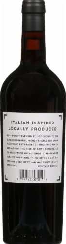 CasaSmith Porcospino Primitivo Red Blend Perspective: back