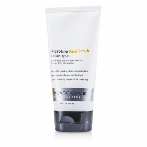 Menscience Microfine Face Scrub 130ml/4.4oz Perspective: back