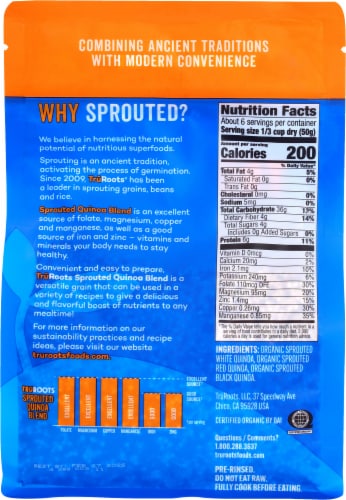 TruRoots® Sprouted Organic Quinoa Blend Perspective: back