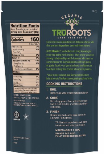 truRoots™ Organic Whole Grain Quinoa Perspective: back