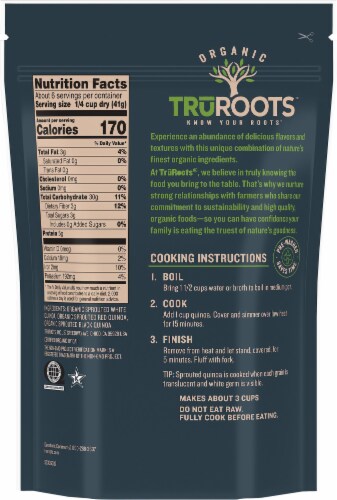 truRoots™ Accents Organic Sprouted Quinoa Trio Perspective: back