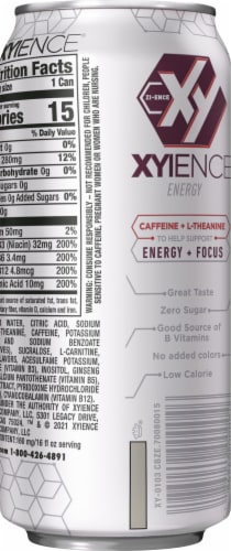 Xyience Xenergy® CranRaspberry Energy + Focus Perspective: back