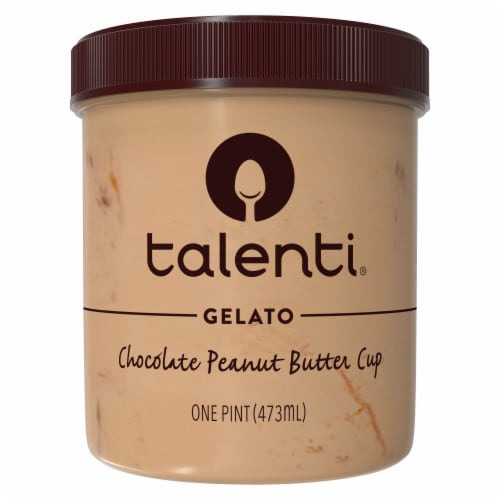 Talenti Chocolate Peanut Butter Cup Gelato Pint Perspective: back