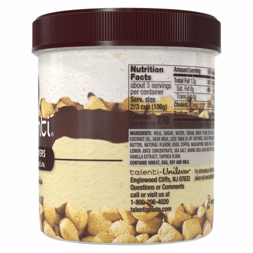 Talenti® Layers Italian Tiramisu Ice Cream Pint Perspective: back