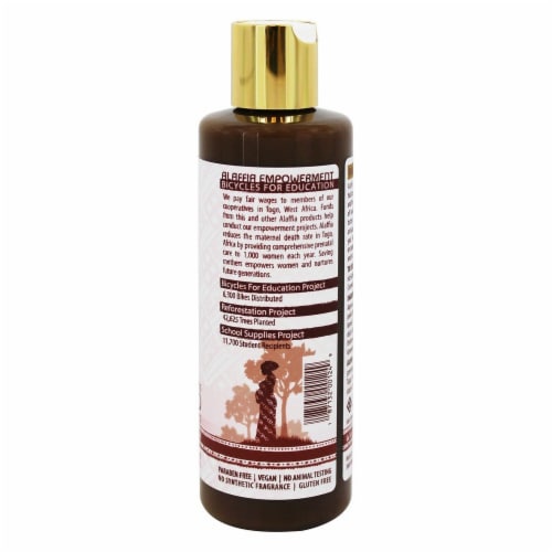 DON'T LIST Alaffia Shea & Coconut Enriching Shampoo Orange Geranium Scent, 8 Ounces Perspective: back