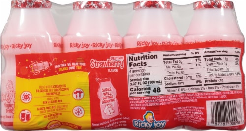 Ricky Joy™ Strawberry Yogurt Drink Perspective: back