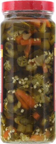 That Pickle Guy All Natural Chunky Hot Giardiniera Perspective: back