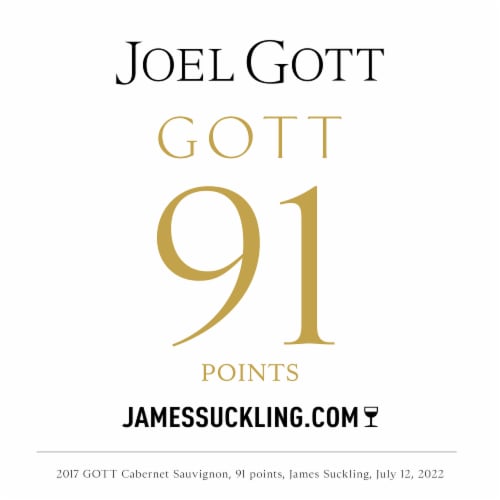 Gott Reserve Cabernet Sauvignon California Red Wine Perspective: back
