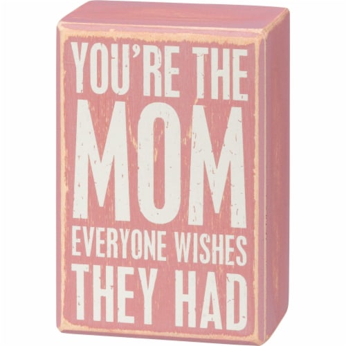 Home Decor Box Sign And Sock Set Wood Mother's Day Socks 108486 Perspective: back