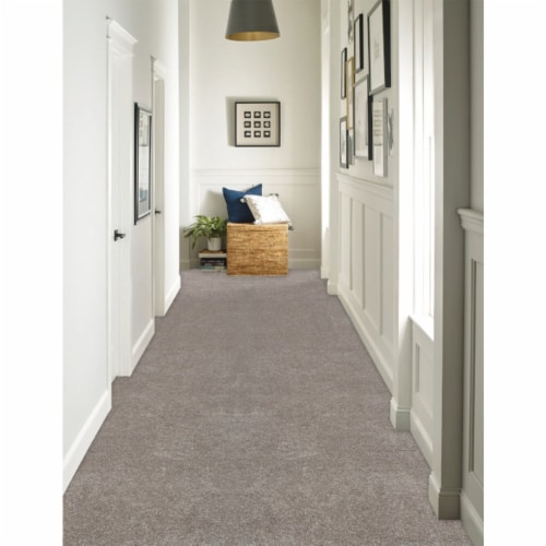 Floorigami 9 In. x 36 In. Chiaroscuro Tri-Tone Indoor Carpet Tile (12-Pack) Perspective: back