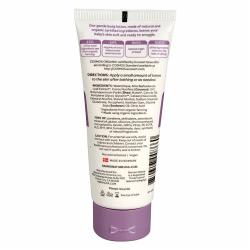 Bambo Nature Snuggle Time Body Lotion for Babies Perspective: back