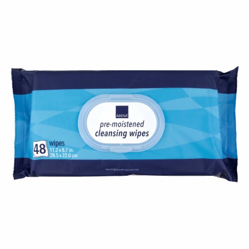 Abena Adult Wipe or Washcloth 8-7/10 X 11-1/5 Inch 3775, 12 Pack 576 Wipes Perspective: back
