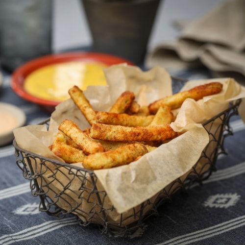Green Giant Zucchini Garlic & Parmesan Veggie Fries Perspective: back
