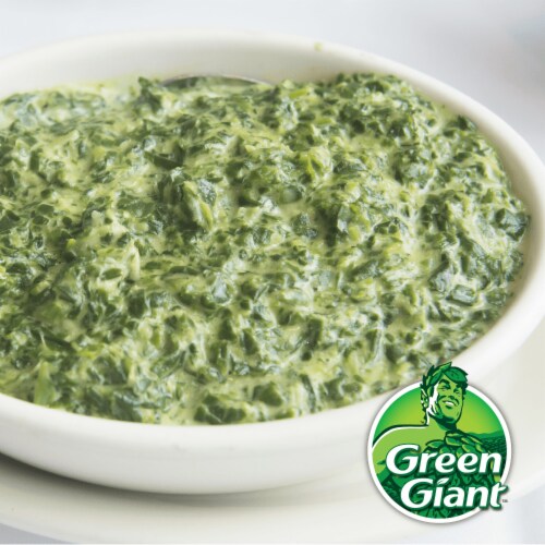 Green Giant Simply Steam Creamed Spinach Perspective: back