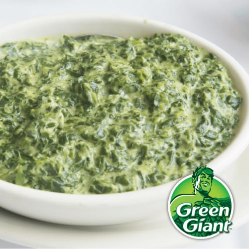 Green Giant Simply Steam Creamed Spinach Perspective: back