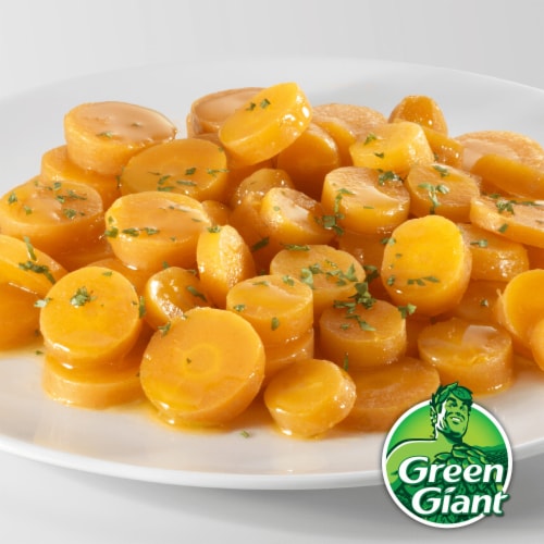 Green Giant Lightly Sauced Honey Glazed Carrots Perspective: back