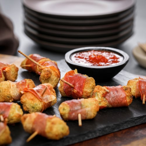 Green Giant Veggie Tots Zucchini Sour Cream & Onion Perspective: back