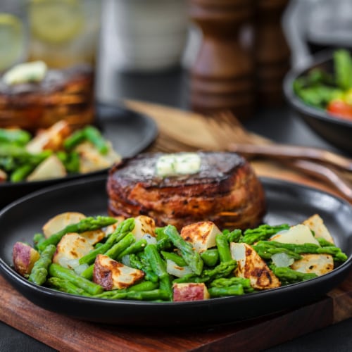 Green Giant Restaurant Style Asparagus Roasted Red Potatoes & Onions Perspective: back