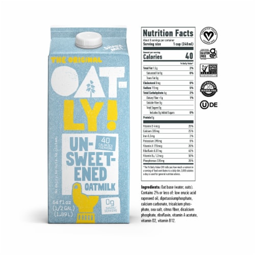Oatly Unsweetened Oatmilk