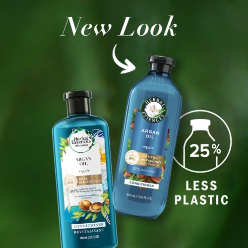 Herbal Essences Argan Oil Conditioner with Camellia Oil and Aloe Vera for all Hair Types Perspective: back