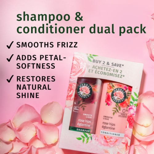 Herbal Essences Smooth Shampoo and Conditioner Perspective: back