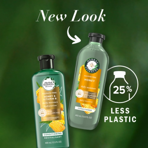 Herbal Essences Honey Daily Moisture Conditioner with Camellia Oil and Aloe Vera Sulfate Free Perspective: back