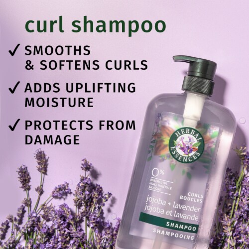 Herbal Essences Classics Curls Shampoo with Jojoba Oil and Lavender Perspective: back