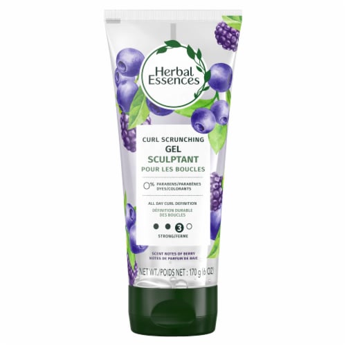 Herbal Essences Curl Scrunching Hair Spray Gel, 24-hour Hold and Frizz Control Perspective: back