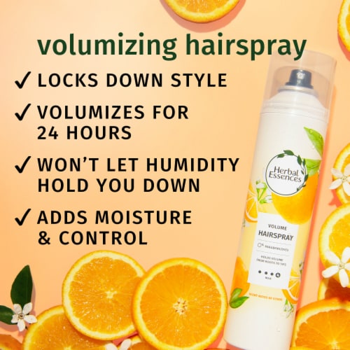 Herbal Essences Volume Aerosol Hairspray, Maximum Hold Hair Spray for Fine Hair, 24-hour Hold Perspective: back