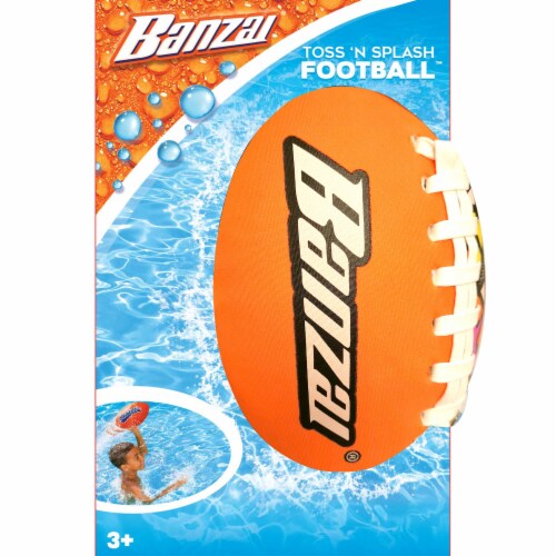 Banzai Toss 'n Splash Football - Assorted Perspective: back