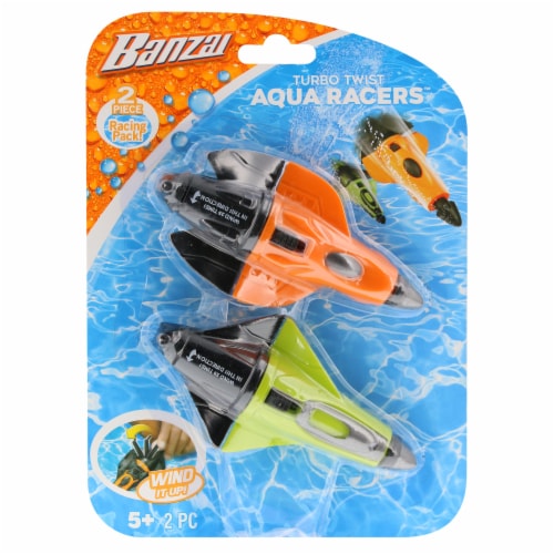 Banzai® Turbo Twist Aqua Racers™ Pool Toy Perspective: back