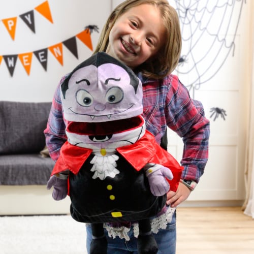 Northlight 21  Black and Red Vampire Unisex Child Trick or Treat Halloween Bag Costume Perspective: back