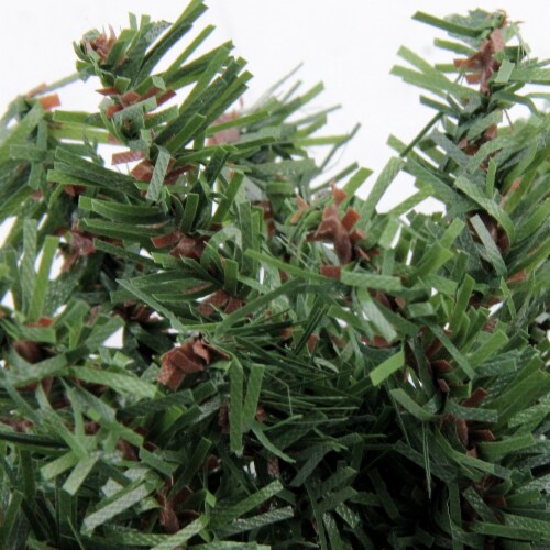 Northlight Mini Pine Artificial Christmas Wreath - 5-Inch, Unlit Perspective: back