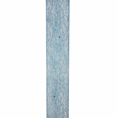 Northlight Club Pack of 12 Glittering Blue Wired Christmas Craft Ribbon Spools - 2.5  x 120 Perspective: back