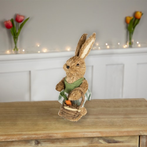 Northlight Sisal Easter Bunny Rabbit Spring Figure with