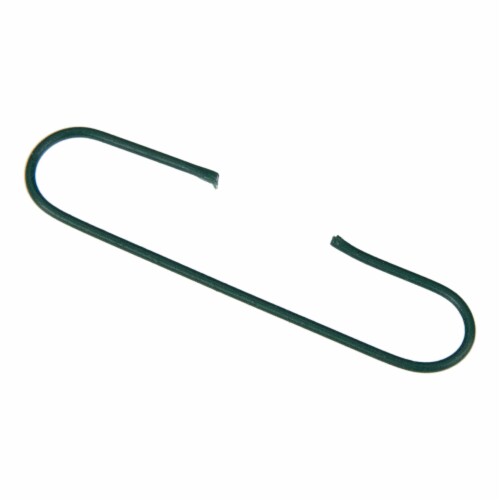 Northlight Club Pack of 100 Forest Green Christmas Ornament Hooks 1.5 Perspective: back