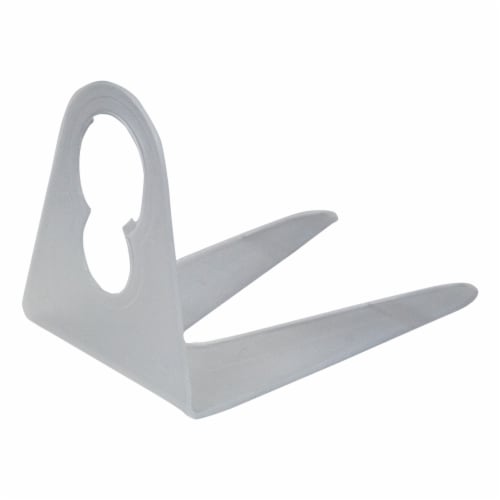 Northlight 50ct Clear White Outdoor Christmas Light Shingle Speed Tabs Perspective: back