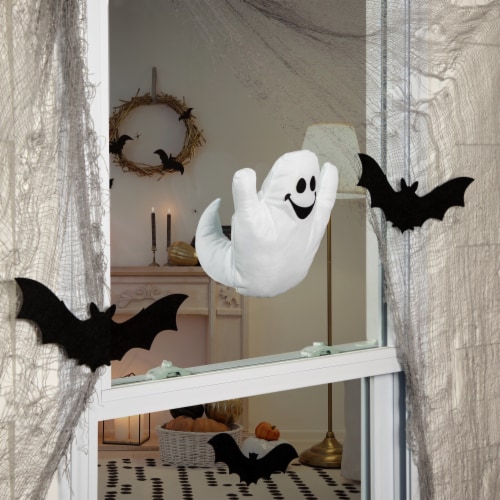 Northlight 10 Ghastly Ghost 3-D Halloween Window Decoration Perspective: back
