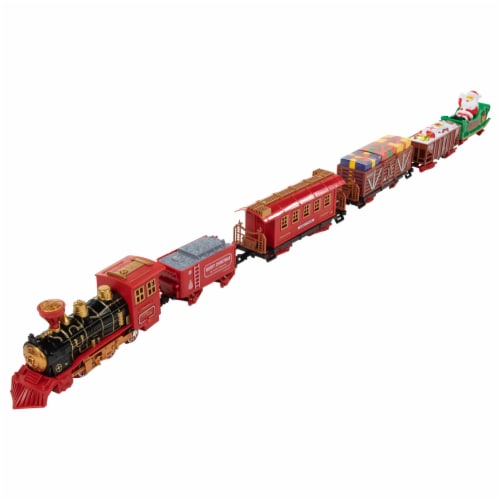 Christmas train shop set with music