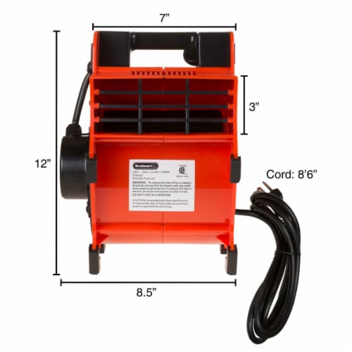 Stalwart 75-CAR1034 3 Speed Portable Adjustable Industrial Fan Blower Perspective: back