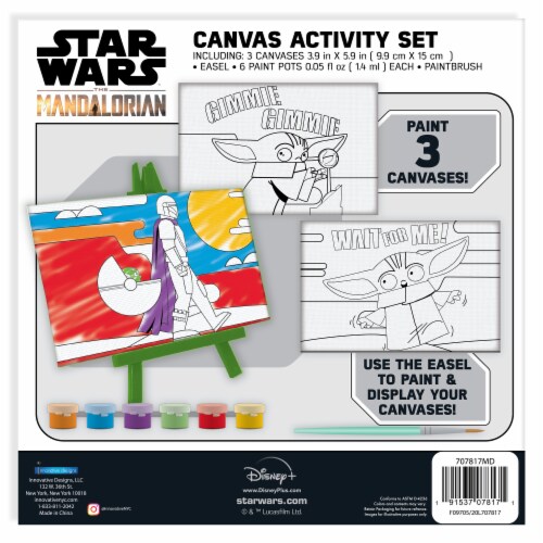 Innovative Designs Star Wars Canvas Activity Set Perspective: back