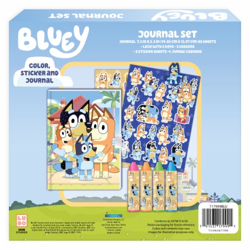 Innovative Design Bluey Journal Set Perspective: back
