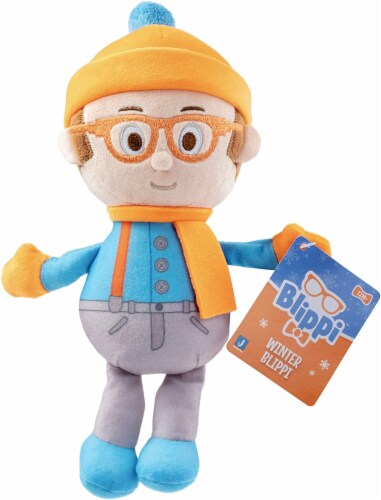 Blippi 7 Plush Toys 2 Pack Set Exclusive Winter Figures Blippi and Snowman 1 unit Fred Meyer