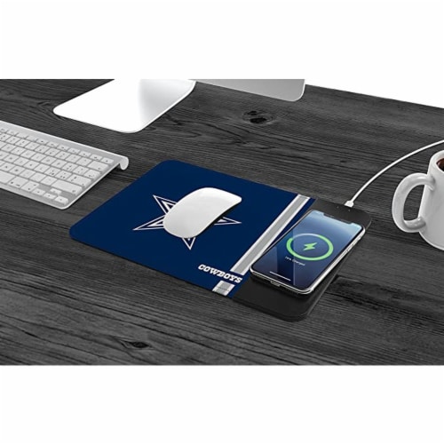 Soar Dallas Cowboys Wireless Charging Mouse Pad Perspective: back