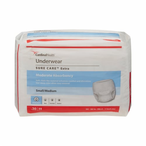 Covidien Disposable Underwear Small / Medium, Moderate, 20 Ct, Small /  Medium, 20 ct - City Market