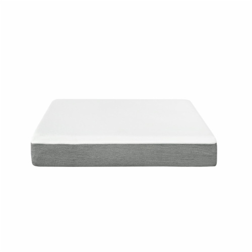 Bree 12 Inch California King Mattress, Cooling Gel Infused Memory Foam- Saltoro Sherpi Perspective: back