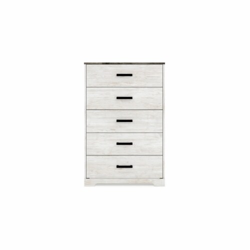 Rustic white tall dresser discount