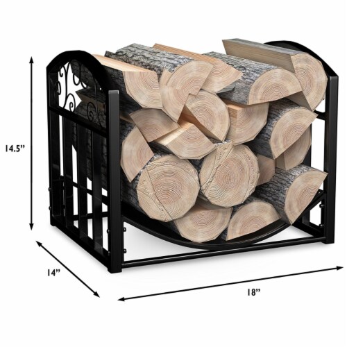 Decorative indoor firewood rack cheap