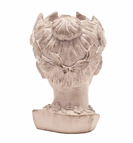 Gardens Alive! Greek Godess Head Planter Perspective: back